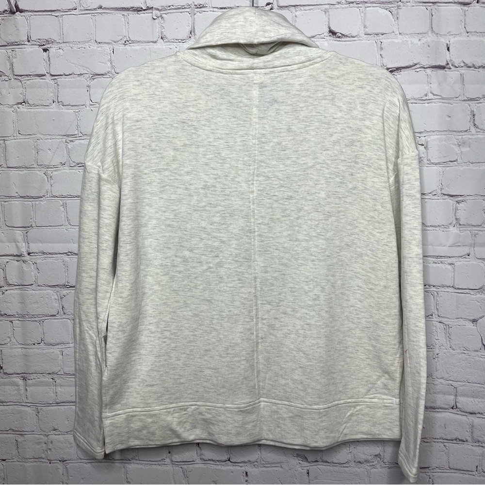 Banana Republic Cloud Terry Long Sleeve Cowl Neck Sweater size XS - Picture 7 of 8